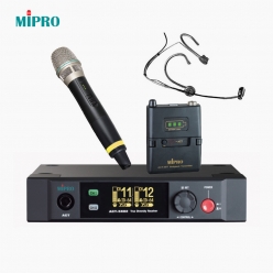 MIPRO 미프로 ACT-5802HHS 2채널 디지털 무선 핸드+헤드셋마이크 벨트팩 시스템 5.8GHz