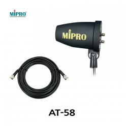 MIPRO AT-58 5.8GHz 무선마이크 증폭 외장형 안테나 부스터 시스템 안테나 디지털 신호 증폭기 10m 케이블포함