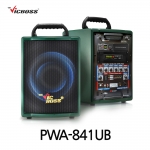 빅보스 VICBOSS PWA-841UB 250W 8인치 충전용 앰프 스피커 교육장용 무선마이크