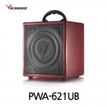 빅보스 VICBOSS PWA-621UB 150W 6.5인치 충전용 앰프 스피커 매장용 무선마이크