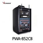 빅보스 VICBOSS PWA-852CB 2채널 300W 8인치 충전용 앰프 스피커 무선마이크