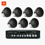 JBL 매장 카페 음향패키지 SR-430D 4채널 앰프 JBL CONTROL 12C/T 실링스피커 7EA