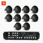 JBL 매장 카페 음향패키지 SR-650D 6채널 앰프 JBL CONTROL 12C/T 실링스피커 10EA