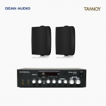 TANNOY 매장 카페 음향패키지 2채널 앰프 SR-250D + 탄노이 DVS4 벽부형 스피커 2개