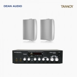 TANNOY 매장 카페 음향패키지 2채널 앰프 SR-250D + 탄노이 DVS4 벽부형 스피커 2개