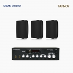 TANNOY 매장 카페 음향패키지 2채널 앰프 SR-250D + 탄노이 DVS4 벽부형 스피커 3개