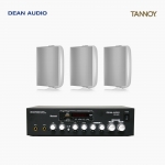 TANNOY 매장 카페 음향패키지 2채널 앰프 SR-250D + 탄노이 DVS4 벽부형 스피커 3개