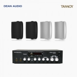 TANNOY 매장 카페 음향패키지 2채널 앰프 SR-250D + 탄노이 DVS4 벽부형 스피커 4개