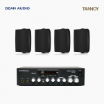 TANNOY 매장 카페 음향패키지 2채널 앰프 SR-250D + 탄노이 DVS4 벽부형 스피커 4개