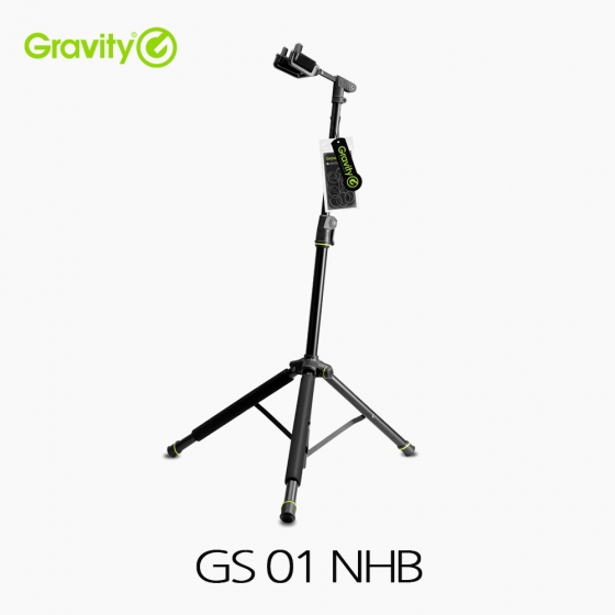Gravity 그래비티 GS 01NHB 넥허그 장착 접이식 기타 스탠드