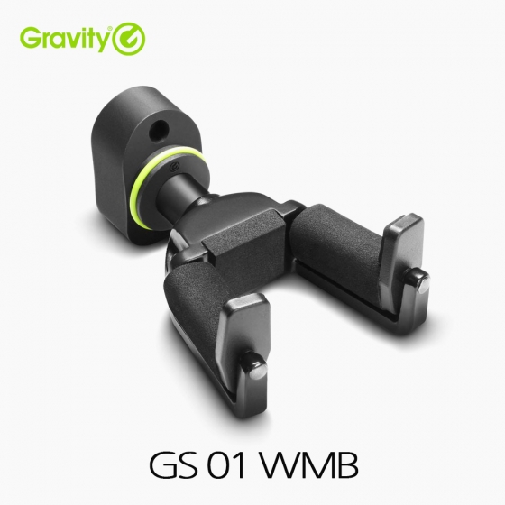 Gravity 그래비티 GS 01WMB 넥허그 있는 월 마운트 기타 행어