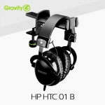 Gravity 그래비티 HP HTC01B 마이크 스탠드용 헤드폰 마운트 행어