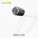 Gravity 그래비티 KSX 2W X자형 키보드 스탠드 더블 화이트(White)