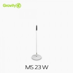 Gravity 그래비티 MS 23W 화이트(White) 원형 베이스 마이크 스탠드