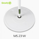 Gravity 그래비티 MS 23W 화이트(White) 원형 베이스 마이크 스탠드