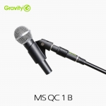 Gravity 그래비티 MS QC1B 마이크 클립 및 퀵 커플러