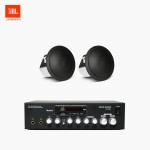 JBL 매장 카페 음향패키지 SR-250D 2채널 앰프 JBL CONTROL 12C/T 실링스피커 2EA