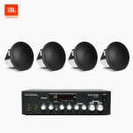 JBL 매장 카페 음향패키지 SR-250D 2채널 앰프 JBL CONTROL 12C/T 실링스피커 4EA