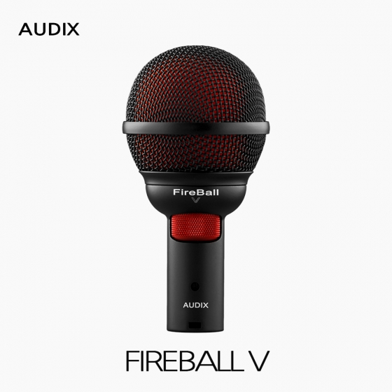 AUDIX 오딕스 FireBall V 래퍼 보컬 비트박스 하모니카용 초소형 다이나믹 마이크