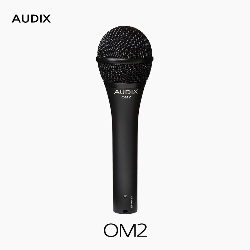 AUDIX 오딕스 OM2 스위치 없는 다이나믹 보컬용 마이크