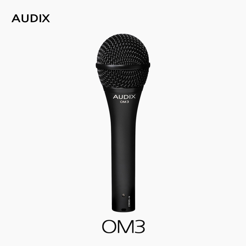 AUDIX 오딕스 OM3 스위치 없는 다이나믹 보컬용 마이크