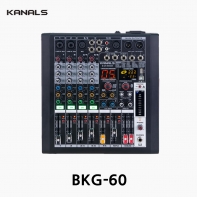 KANALS 카날스 BKG-60 블루투스 USB 6채널 믹서 오디오 인터페이스