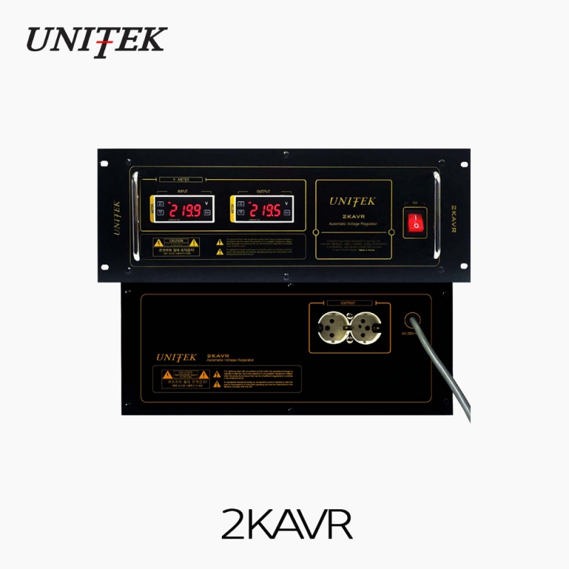 UNITEK 유니텍 2KAVR 단상복권식 과전류차단 자동전압조정기