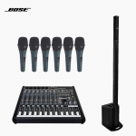 BOSE 음향패키지 보스 L1 COMPACT 포터블 라인 어레이 스피커 시스템 + 맥키 ProFX12V2 12채널 아날로그 믹서 + 볼트 VT-2000S 유선 핸드마이크 6EA