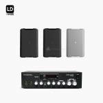 LD SYSTEM 매장 카페 음향패키지 SR-250D 앰프DQOR3 벽부형 스피커 3EA