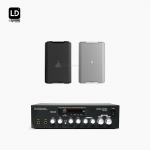 LD SYSTEM 매장 카페 음향패키지 SR-250D 앰프DQOR3 벽부형 스피커 2EA