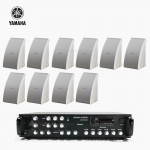 야마하 매장 카페 음향패키지 SR-650D 앰프 YAMAHA NS-AW992 스피커 10EA