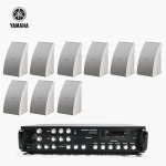 야마하 매장 카페 음향패키지 SR-650D 앰프 YAMAHA NS-AW992 스피커 9EA