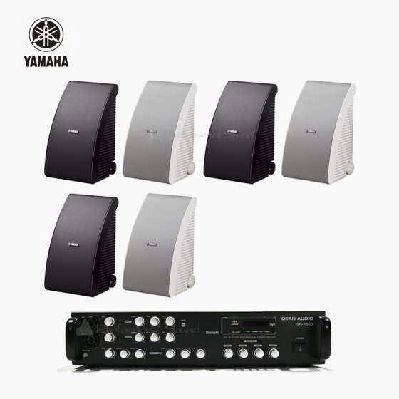 야마하 매장 카페 음향패키지 SR-450D 앰프 YAMAHA NS-AW992 스피커 6EA