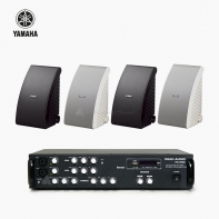 야마하 매장 카페 음향패키지 SR-350D 앰프 YAMAHA NS-AW992 스피커 4EA