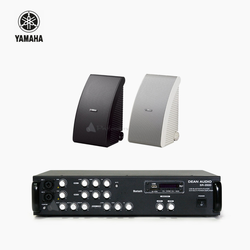 야마하 매장 카페 음향패키지 SR-350D 앰프 YAMAHA NS-AW992 스피커 2EA