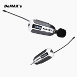 유튜브 스마트폰마이크 BeMAX 비맥스 BTX-01 충전용 1채널 헤드교체형 무선 핀마이크 라이브먹방 카메라캠코더마이크 녹음용마이크 노트북태블릿PC마이크