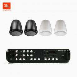 JBL 매장 카페 음향패키지 4채널 앰프 SR-450D + JBL CONTROL 64PT 팬던트 스피커 4개