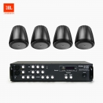 JBL 매장 카페 음향패키지 2채널 앰프 SR-350D + JBL CONTROL 64PT 팬던트 스피커 4개