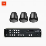 JBL 매장 카페 음향패키지 2채널 앰프 SR-350D + JBL CONTROL 64PT 팬던트 스피커 3개