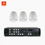 JBL 매장 카페 음향패키지 2채널 앰프 SR-350D + JBL CONTROL 64PT 팬던트 스피커 3개