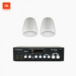 JBL 매장 카페 음향패키지 2채널 앰프 SR-250D + JBL CONTROL 64PT 팬던트 스피커 2개