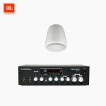 JBL 매장 카페 음향패키지 2채널 앰프 SR-250D + JBL CONTROL 64PT 팬던트 스피커 1개