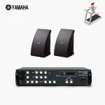 야마하 휘트니스 음향패키지 SR-350D 앰프 YAMAHA NS-AW992 스피커 2EA