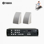 야마하 휘트니스 음향패키지 SR-350D 앰프 YAMAHA NS-AW992 스피커 2EA