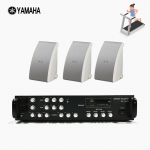 야마하 휘트니스 음향패키지 SR-450D 앰프 YAMAHA NS-AW992 스피커 3EA