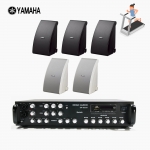 야마하 휘트니스 음향패키지 SR-650D 앰프 YAMAHA NS-AW992 스피커 5EA