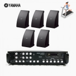 야마하 휘트니스 음향패키지 SR-650D 앰프 YAMAHA NS-AW992 스피커 5EA