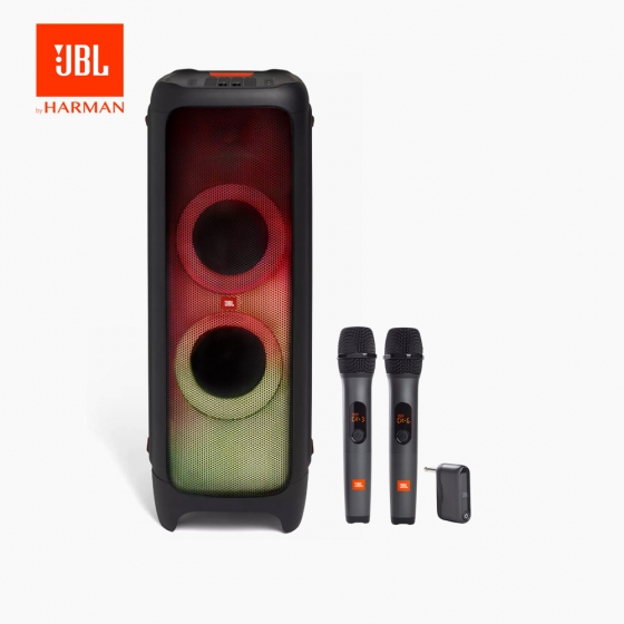 JBL PARTYBOX 1000 파티박스 1000 휴대용 블루투스 스피커 + JBL 2채널 무선마이크 AS3