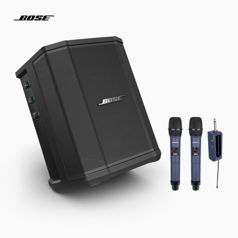 BOSE 보스 S1 PRO 블루투스 스피커(배터리 포함) + BEMAX 2채널 무선마이크 BXM-J942