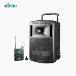 MIPRO 미프로 MA-808M PLUS 충전식 앰프스피커 + 1채널 무선마이크 + MA-808EXP 확장스피커 + 스피커스탠드 2개 + MM105 유선마이크 1개